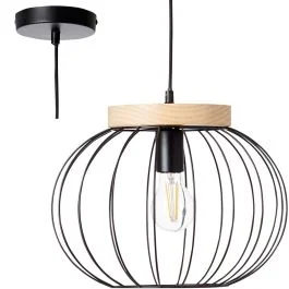 Hanglamp Sorana zwart 36cm Dostępne od ręki