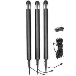 Łatwy zwrot Paallamp 12v Amalfi zwart 75cm (3 st)