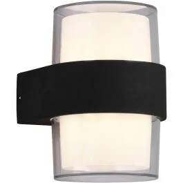 Zniżka Wandlamp Molina antraciet 13cm