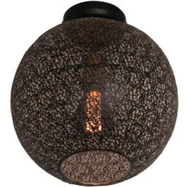 Plafondlamp Oronero zwart 30cm Dostępne od ręki