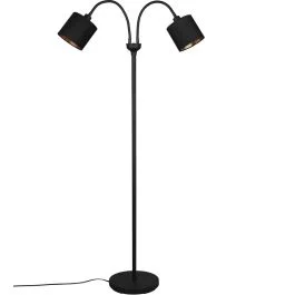 Vloerlamp Tommy zwart 130cm Zniżka