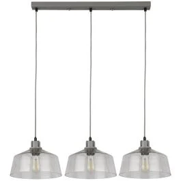 Hanglamp Odeon grijs 80cm Wybór klientów