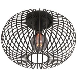 Plafondlamp Aglio zwart 33cm Wyprzedaż