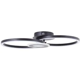 Ograniczona ilość Plafondlamp Bray zwart 52cm