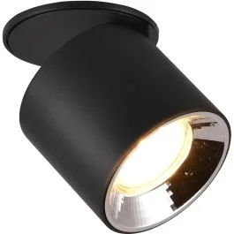 Inbouwspot Guayana zwart 8cm Wybór klientów