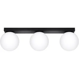 Sprawdź teraz Plafondlamp Yoli zwart 50cm