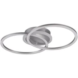 Plafondlamp Venida staal 50cm Rabat