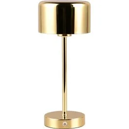 Batterijlamp Jeff goud 30cm Premium