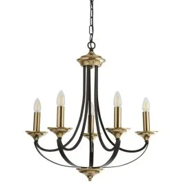 Kroonluchter Belfry bruin 58cm Wybór klientów