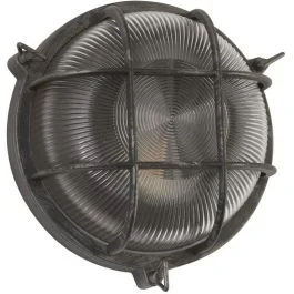 Bezpieczna płatność Plafondlamp Bulkhead zilver 27cm