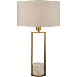 Dostępne od ręki Tafellamp Claire goud 62cm