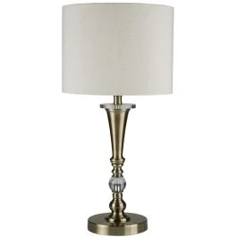 Tafellamp Oscar brons 62cm Zamów teraz