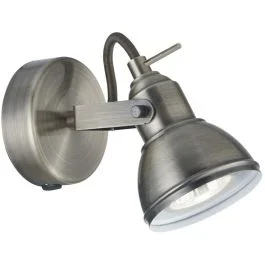 Dostępne od ręki Wandspot Focus staal 13cm