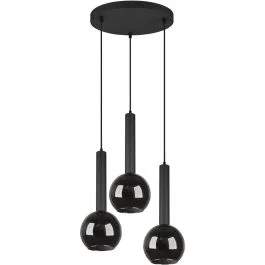 Wybór klientów Hanglamp Clayton zwart 45cm