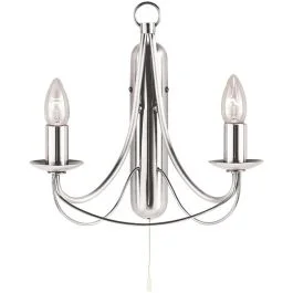 Oferta czasowa Wandlamp Maypole staal 31cm
