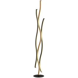 Vloerlamp Bloom hout 139cm Ekspresowa dostawa