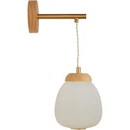 Bestseller Wandlamp Ella hout 35cm