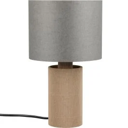 Premium Tafellamp Canio grijs 29cm