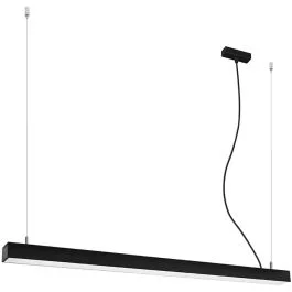 Hit cenowy Hanglamp Pinne zwart 118cm