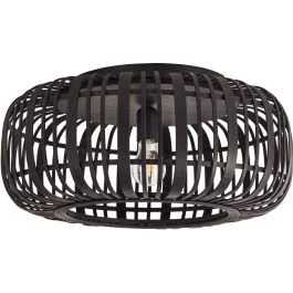 Plafondlamp Woodrow zwart 50cm Szybka dostawa