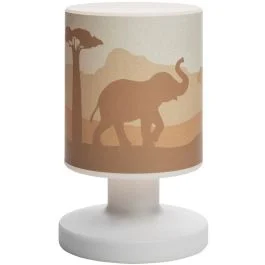 Nachtlampje Savanne oranje 21cm Premium