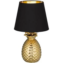 Tafellamp Ananas goud 35cm Bezpieczne zakupy
