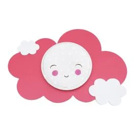Plafondlamp Wolkensmile roze 75cm Ekspresowa dostawa