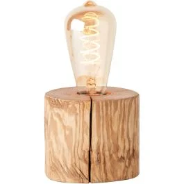 Tafellamp Trabo dennenhout 10cm Łatwy zwrot