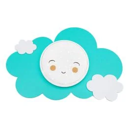 Obniżka ceny Plafondlamp Wolkensmile mint 75cm