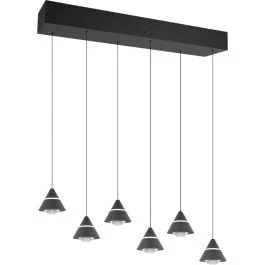 Taniej Hanglamp Romeo zwart 75cm