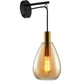 Wandlamp Dorato amber 33cm Zniżka