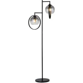 Vloerlamp Aureol rookglas 160cm Tani