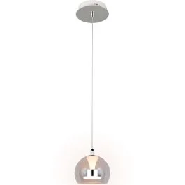 Łatwy zwrot Hanglamp Flynt chroom 20cm