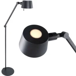 Ograniczona ilość Vloerlamp Sovrano zwart 153cm