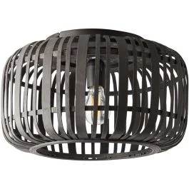 Nowy Plafondlamp Woodrow zwart 40cm