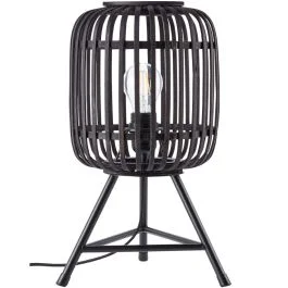 Nowy Tafellamp Woodrow zwart 41cm