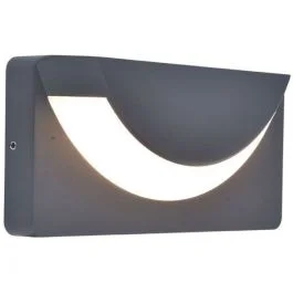Wandlamp Lups antraciet 23cm Okazja