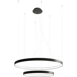Zniżka Hanglamp Rio zwart 78cm