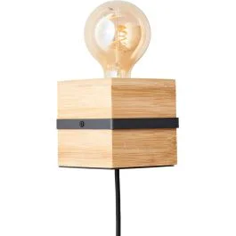Bestseller Wandlamp Benny bamboe 10cm