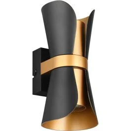Wandlamp Coat zwart 21cm Promocja