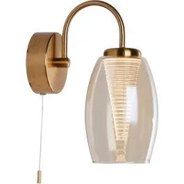 Wandlamp Cyclone messing 27cm Bezpieczne zakupy
