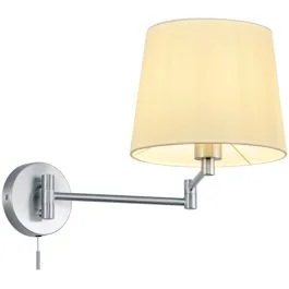 Wandlamp Lyon staal 69cm Nowy
