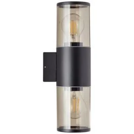 Wandlamp Sergio zwart 33cm Taniej
