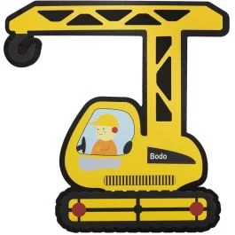 Niska cena Wandlamp Hijskraan geel 35cm