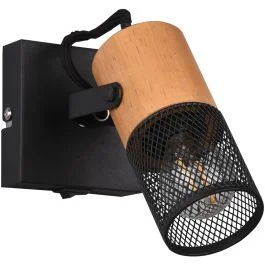 Wandspot Tosh zwart 13cm Hit cenowy