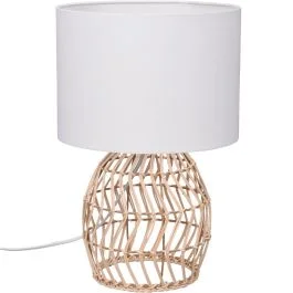 Nie przegap Tafellamp Rike rotan 38cm