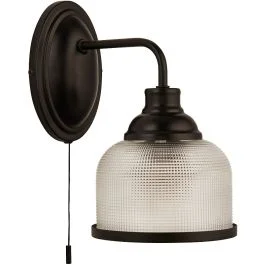 Wandlamp Highworth zwart 25cm Wybór klientów