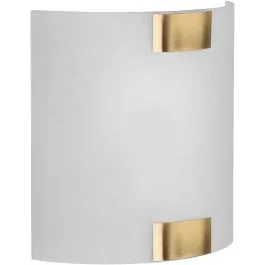 Wandlamp Pura messing 20cm Rabat
