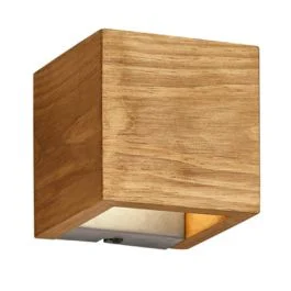 Wandlamp Brad hout 11cm Zniżka