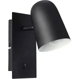 Wandspot Ayr zwart 20cm Nie przegap